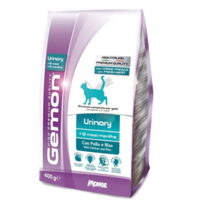 Gemon Cat Urinary корм для профилактики мочекаменной болезни для взрослых кошек с курицей и рисом 400г