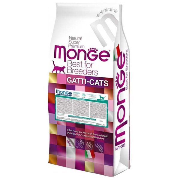 Monge Cat Hairball корм для кошек для выведения комков шерсти 10 кг