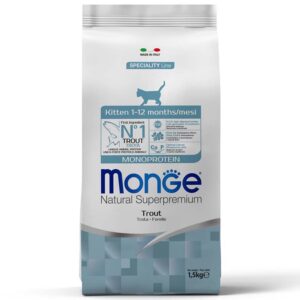 Monge Cat PFB Monoprotein корм с форелью для котят 10 кг