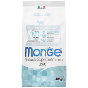 Monge Cat Monoprotein корм для котят с форелью 400 г