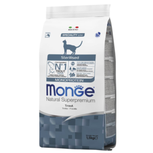 Monge Cat Monoprotein корм для котят с форелью 1,5 кг