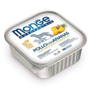 Monge Dog Monoprotein Fruits консервы для собак паштет из индейки с цитрусовыми 150г