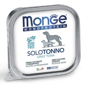 Monge Dog Monoprotein Solo консервы для собак паштет из тунца 150 г