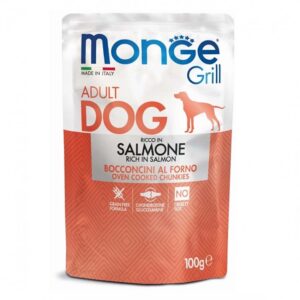 Monge Dog Grill Pouch паучи для собак лосось 100 г