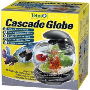 Аквариум Tetra Cascade Globe 6.8л черный, диаметр 27,9 см