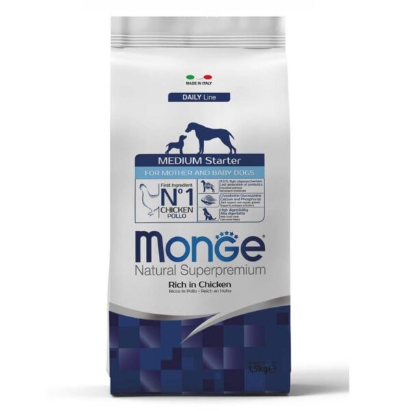 Monge Dog Medium Starter корм для щенков средних пород 1,5 кг