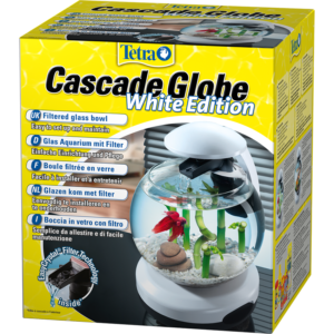 Аквариум Tetra Cascade Globe 6.8л белый, диаметр 27.9 см