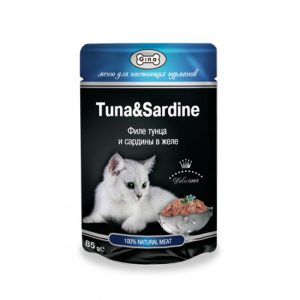 GINA тунец/сардины 85 гр