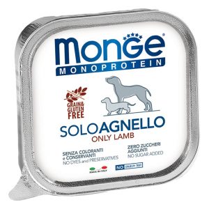 Monge Dog Monoprotein Solo консервы для собак паштет из ягненка 150 г