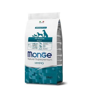 Monge Dog Speciality Hypo корм с лососем и тунцом для взрослых собак всех пород 2,5 кг