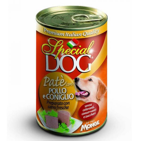 Special Dog консервы для собак паштет курица с кроликом 400г