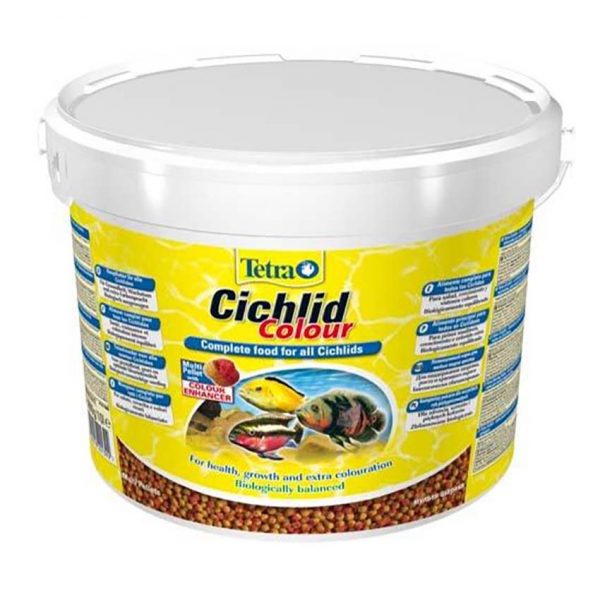 TetraCichlid Colour корм для всех видов цихлид для улучшения окраса 10 л (ведро)