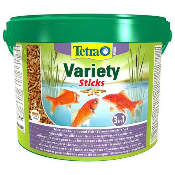 TeTetra Pond Variety Sticks корм для прудовых рыб (3 вида палочек) 7 л