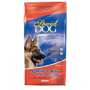 Special Dog корм для собак с особыми потребностями (с чувствительной кожей и пищеварением) ягненок/рис 15 кг