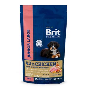 Brit Premium Dog Puppy and Junior Large and Giant с кур.д/щ.и мол.собак кр.и гиг.пород 3 кг.