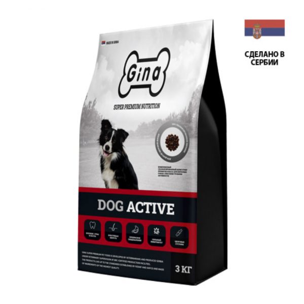 Gina Dog Active 18кг (Сербия)
