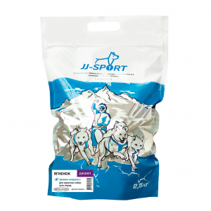 JJ-SPORT Сухой корм для собак поддержка суставов "Джамп" с ягненком, мелкая гранула 2,5 кг