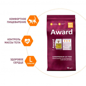 Сухой корм AWARD Hairball & Indoor