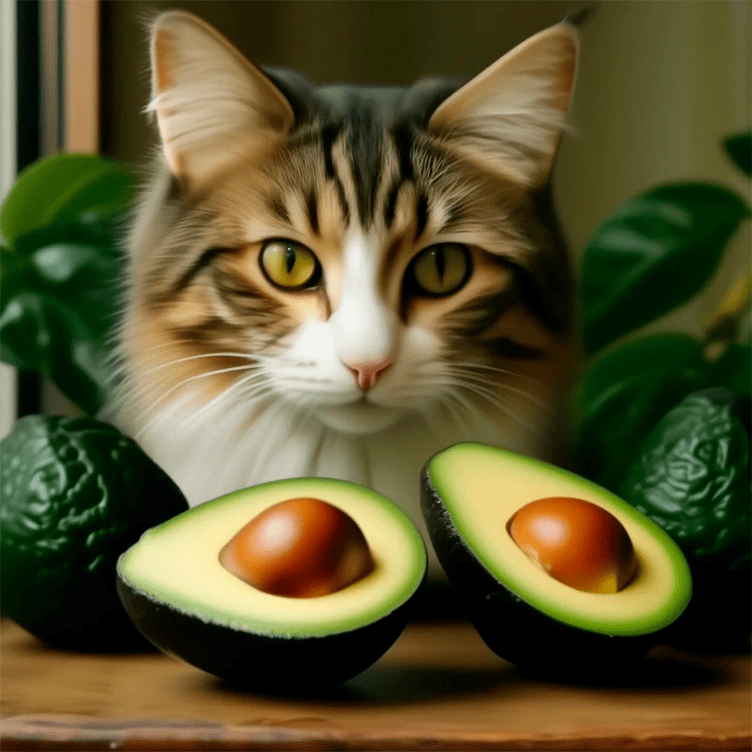 Косточка авокадо ядовита для кошек?