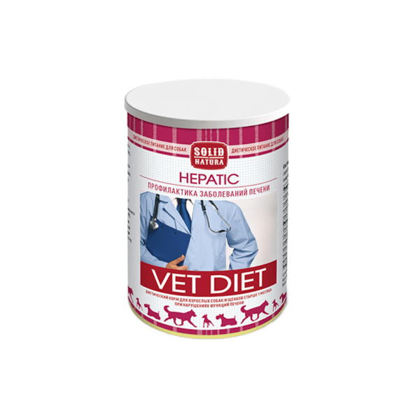 Solid Natura VET Hepatic диета для собак влажный 0,34 кг