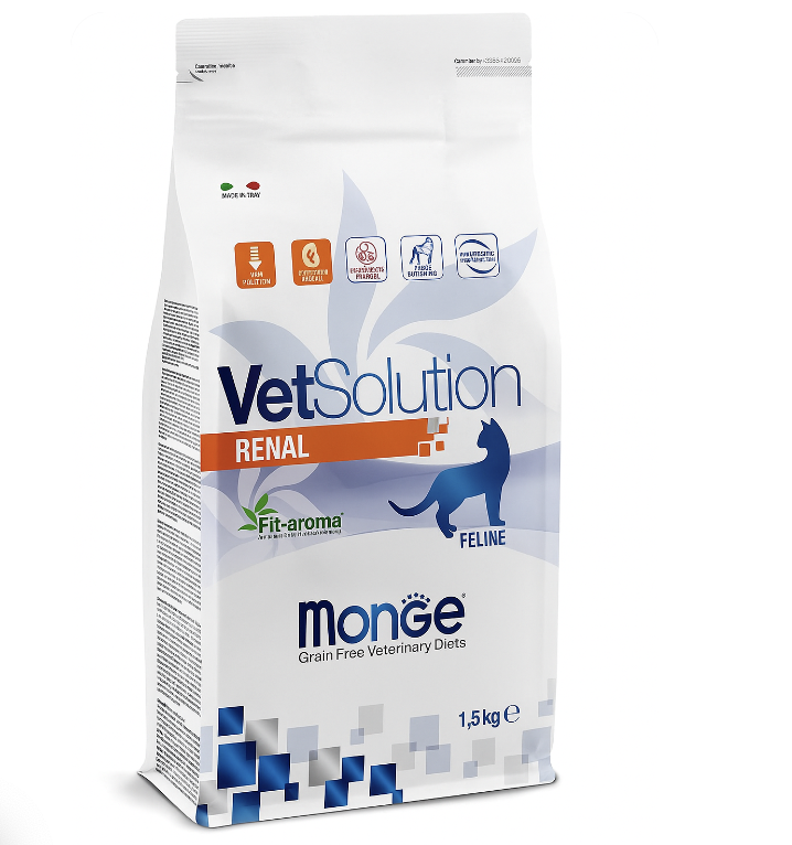 Диетический корм Monge VetSolution Cat Renal